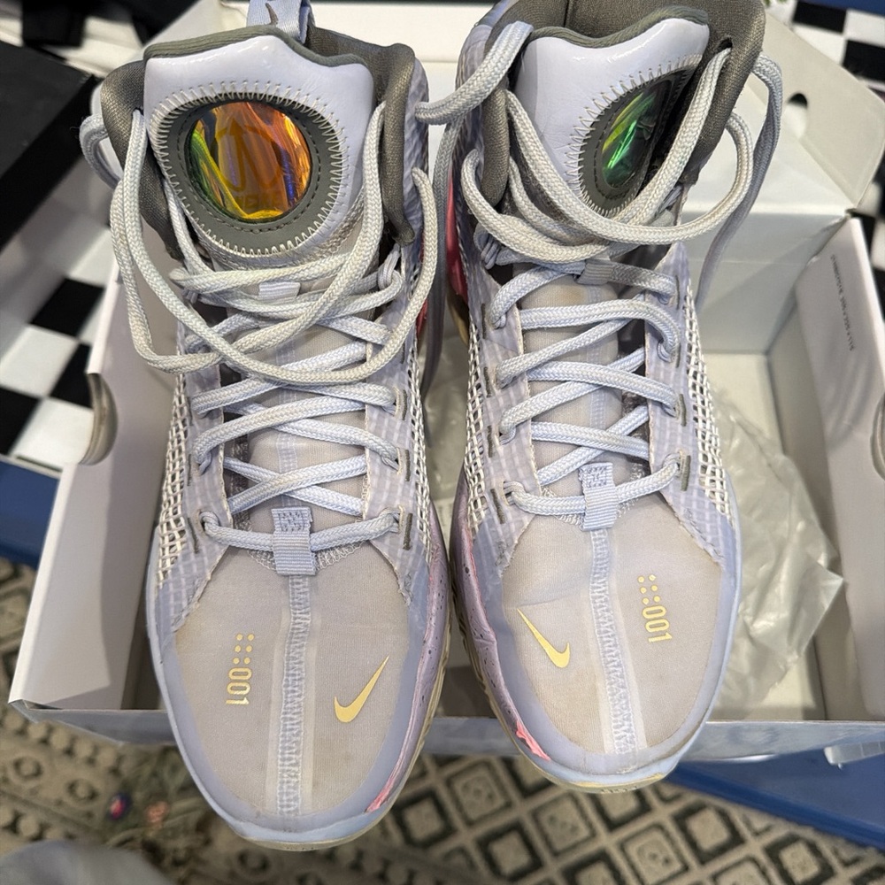 Nike Women's Air Zoom G.T. Sneakers purple. Small spot toe